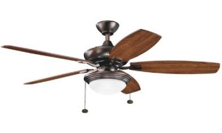 Kichler 300016OBB Canfield Select 52 in. Indoor Ceiling Fan   Oil Brushed Bronze   Energy Star   Indoor Ceiling Fans