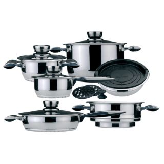 Concord 12 piece Heavy duty 18/10 Stainless Steel Cookware Set