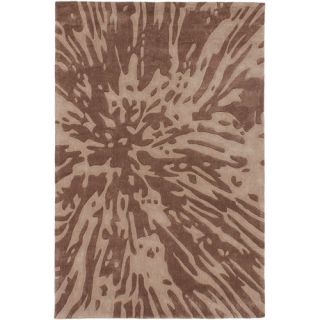 Nirvana Brown/Ivory Abstract Area Rug by Ecarpet Gallery