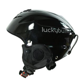 Lucky Bums Kids Metallic Black Snow Sport Helmet  