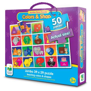 The Learning Journey Jumbo Floor Puzzle   Colors and Shapes   Puzzles & Games