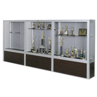 Claridge Products Premiere Freestanding Display Case with Wood Floor