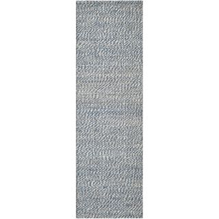 Safavieh Handwoven Doubleweave Sea Grass Blue Rug (2 6 x 8)
