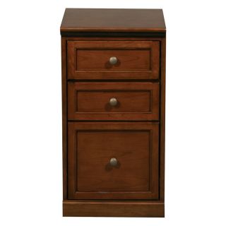 Winners Only Horizon 16 in. Drawer & File Pedestal   Brown Cherry   File Cabinets
