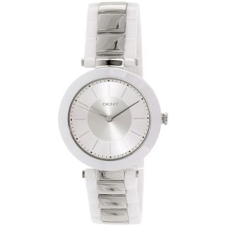 DKNY Womens Stanhope NY2288 White Ceramic Quartz Watch  