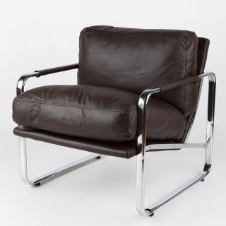 Magi Arm Chair with Chrome Frame   Accent Chairs