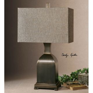 Uttermost Erlingr Oil Rubbed 27 H Table Lamp with Rectangular Shade