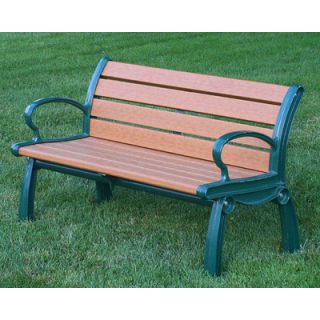 Heritage Recycled Plastic Park Bench by Highland Products