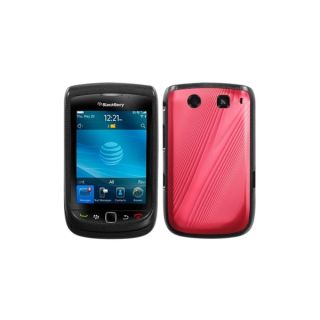 INSTEN Red Cosmo Phone Case Cover for Blackberry Torch 9800/ 9810 4G