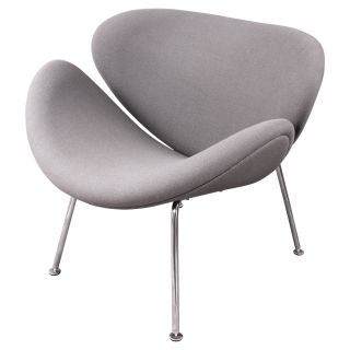 Slice Upholstered Lounge Chair   Gray   Accent Chairs