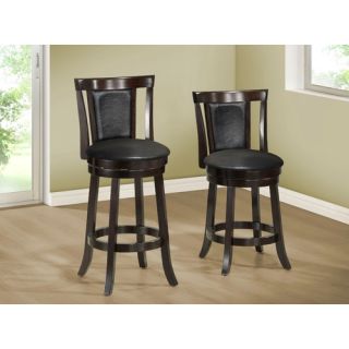 Swivel Bar Stool with Cushion by Monarch Specialties Inc.