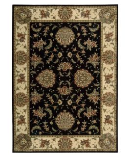 Nourison Cambridge CG02 Area Rug   Black   Area Rugs