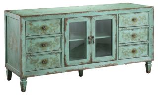 Stein World Vintage Blue Media Console with Drawers
