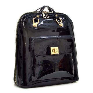 Dasein Classic Convertible Backpack/ Shoulder Bag