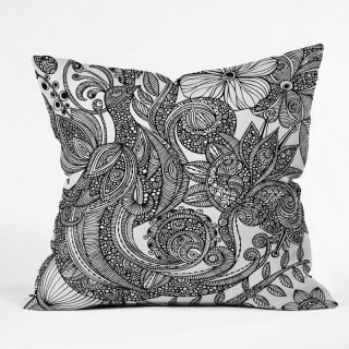 Valentina Ramos Black White Throw Pillow   Decorative Pillows