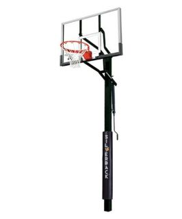 Silverback SB 54ig Basketball System   54 Inch Glass Backboard   Basketball Hoops