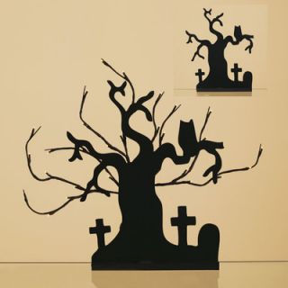Oddity Inc. Wood Spooky Tree Silhouette
