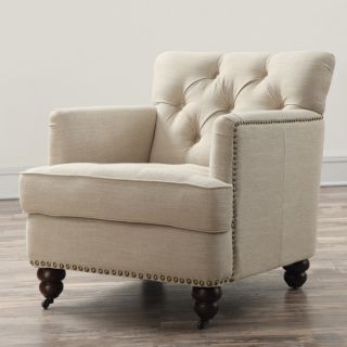 Felicity Beige Linen Chair   Shopping