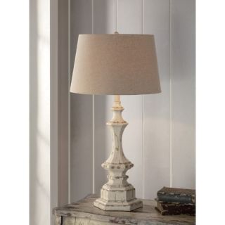 Crestview Wooden Column 34 H Table Lamp with Empire Shade