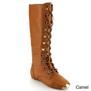 Bumper Womens Vicky08 Metallic Toe Knee high Boots   16562453