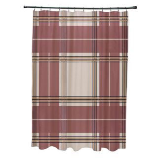 Animal Magnatism Plaid Shower Curtain by e by design