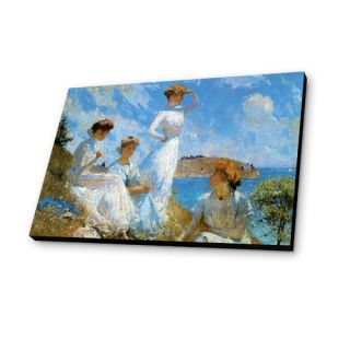 Summer 1909 by Frank Weston Benson Painting Print by Lamp In A Box
