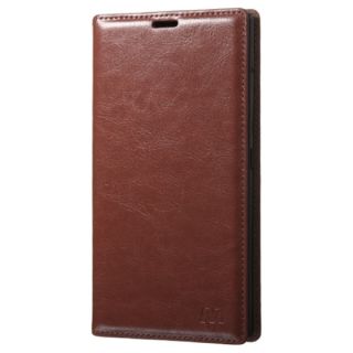 INSTEN Brown Folio Flip Leather Wallet Flap Pouch Phone Case With