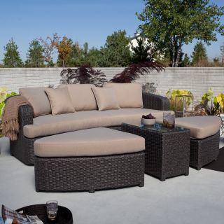 Coral Coast Montclair All Weather Wicker Sectional Sofa Set