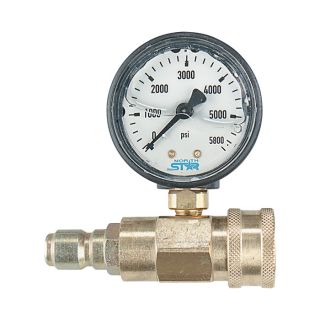 NorthStar Pressure Washer Pressure Gauge — 5000 PSI, 3/8in. Fitting  Pressure Washer Maintenance Items