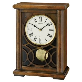 Seiko 12 in. Pendulum Chiming Mantel Clock   Mantel Clocks