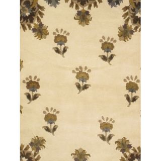 Ecarpet Gallery Aurora Open Field Beige Area Rug