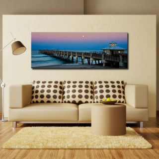 Ready2hangart Blue Pier by Bruce Bain Photographic Printt on Wrapped
