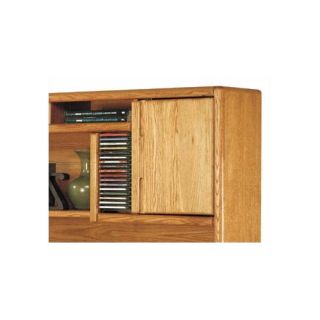 Contemporary Medium Oak Deluxe Hutch by Martin Home Furnishings