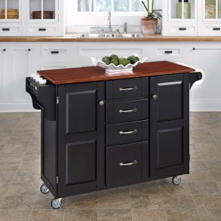 Home Styles Black Finish with Cherry Top Create a Cart   14527693