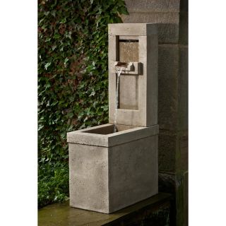 Campania International Lucas Cast Stone Outdoor Fountain   Fountains