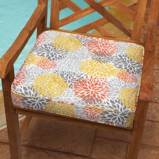 Tango Bloom 19 inch Indoor/ Outdoor Corded Chair Cushion  