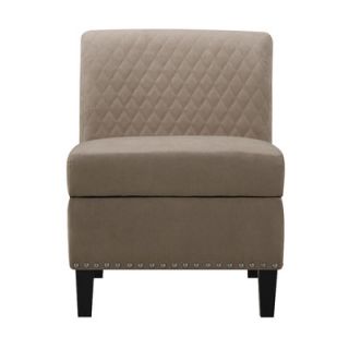 Handy Living Wrigley Upholstered Storage Slipper Chair