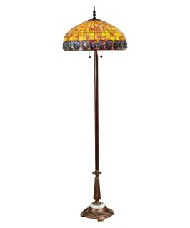 Dale Tiffany Orange Turtleback Floor Lamp   Tiffany Lamps