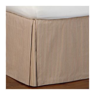 Eastern Accents Heirloom Ticking Stripe Pleated Bed Skirt