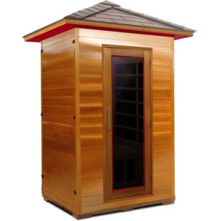 Crystal Sauna Outdoor Series 2 Person Carbon FAR Infrared Sauna