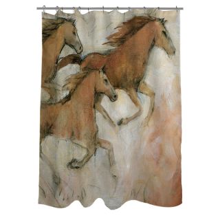 Thumbprintz Horse Fresco II Shower Curtain