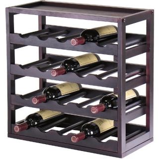 Kingston Stackable 20 Bottle Wine Rack Cube with Removable Tray   Wine Racks