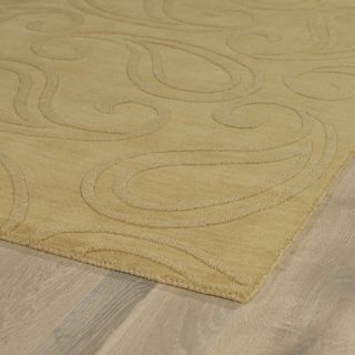 Imprints Classic Yellow Solid Area Rug