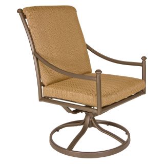 O.W. Lee Vista Swivel Rocker Dining Chair   Outdoor Dining Chairs