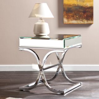 Wildon Home ® Caraman Mirrored End Table