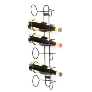 Cole & Grey Urban Trends 6 Bottle Wall Mounted Wine Rack