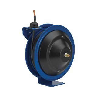 Coxreels P-WC Series Spring-Rewind Welding Cable Reel — Includes 50ft. x 1/0 Cable, Model# P-WC17-5010  Welding Cable Reels