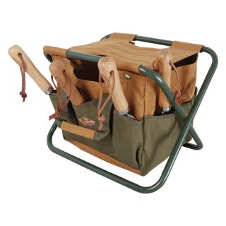 Esschert Design Canvas Tool Bag and Garden Stool