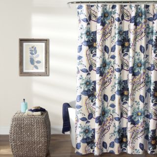 Lush Decor Floral Paisley Shower Curtain   18002295  