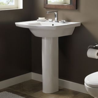 American Standard Tropic Grande 0404400 Pedestal Sink   White
